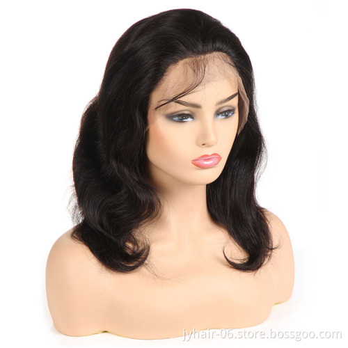 Cuticle Aligned Virgin Brazilian Human Hair Lace Wig,Lace Front wig With Baby Hair,Lace Front Human Hair Wigs For Black Woman